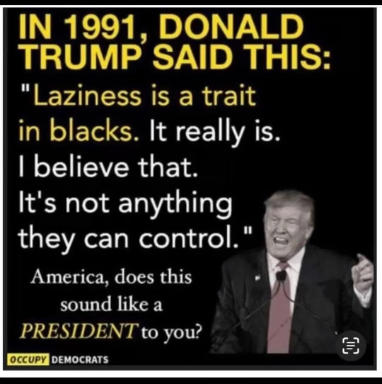 what bad grades trump says about persons he calls "the blacks"